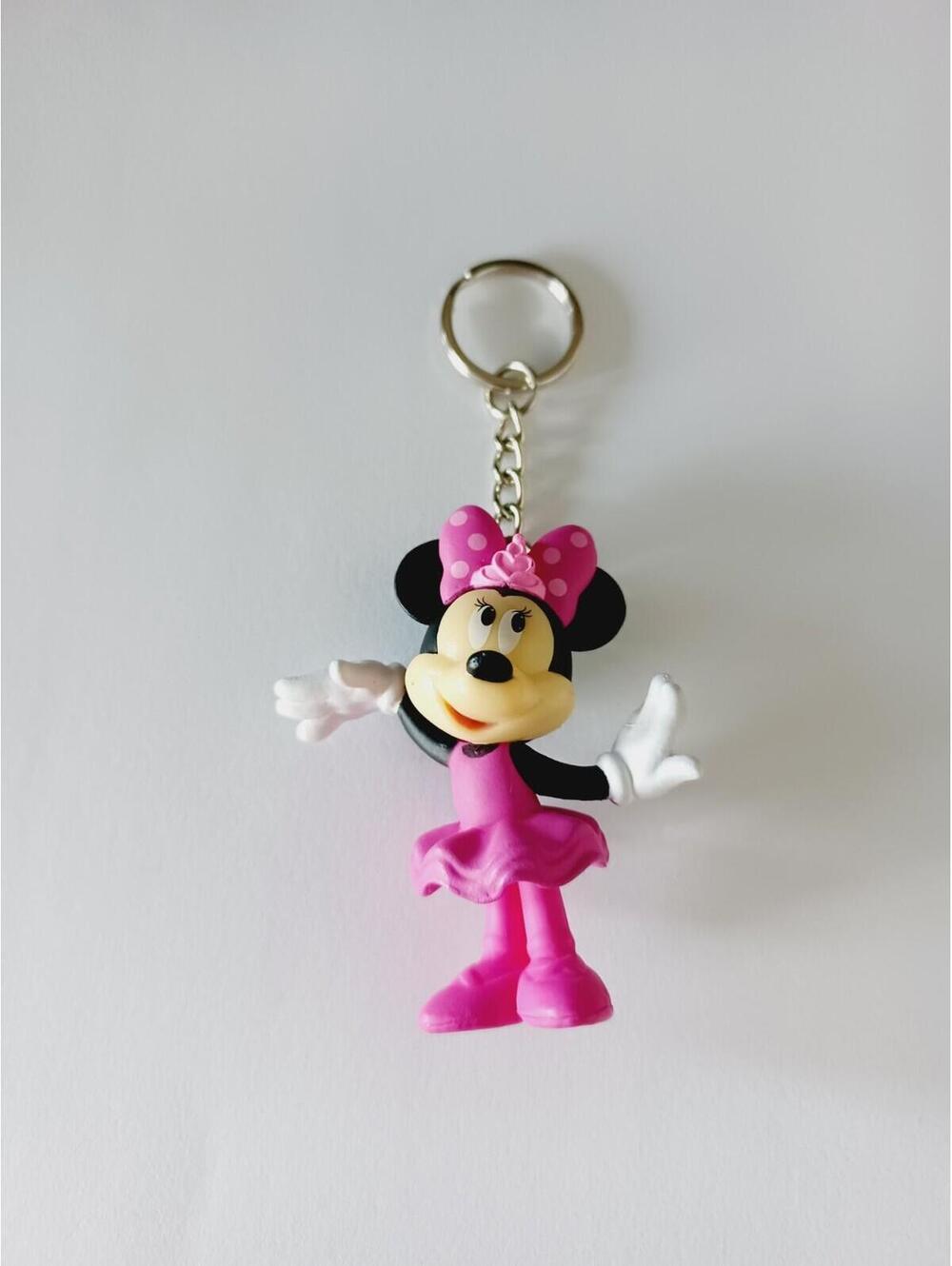 Minnie Mouse Pink Outfit Mini Figure Keychain